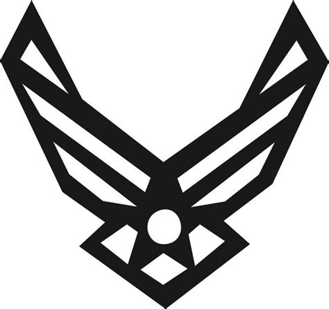 Black and White Air Force Logo - LogoDix