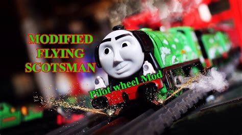 Thomas & Friends TRACKMASTER FLYING SCOTSMAN MODIFIED PILOT WHEELS - YouTube