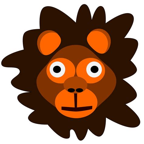 Lion Face Clipart - Etsy - Clip Art Library