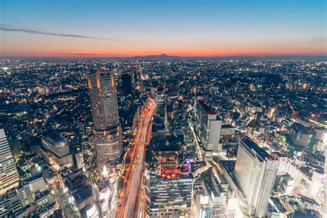 Shibuya Scramble Square Observation Deck, Shibuya Sky nightview info ...