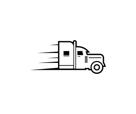 Semi Truck Vector Logo - mymindbodyandsoul20xx