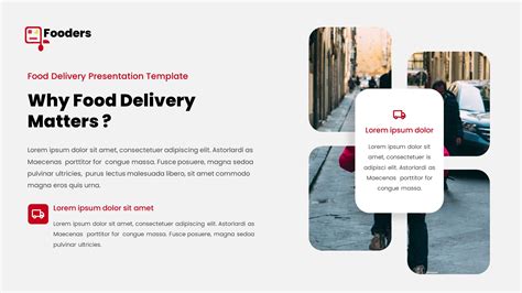 Fooders - Food Delivery Powerpoint Template, Presentation Templates