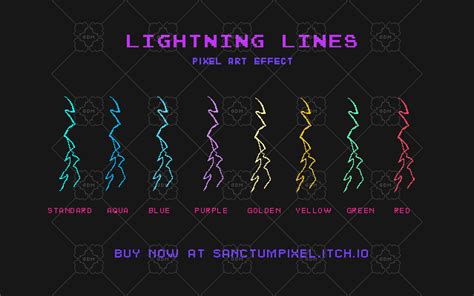 Lightning Pixel Art Effect | GameDev Market