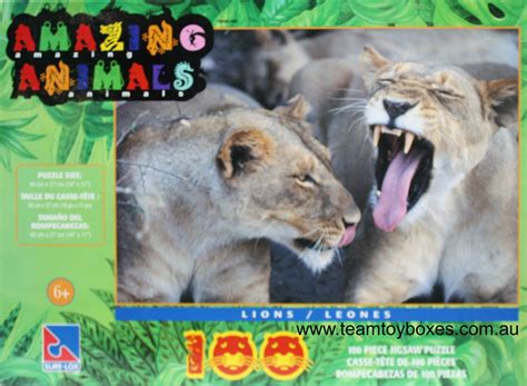 Amazing Animals 100 Piece Jigsaw Puzzle - Team Toyboxes