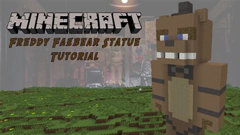 Minecraft Tutorial: Freddy Fazbear (Five Nights At Freddy's) Statue ...