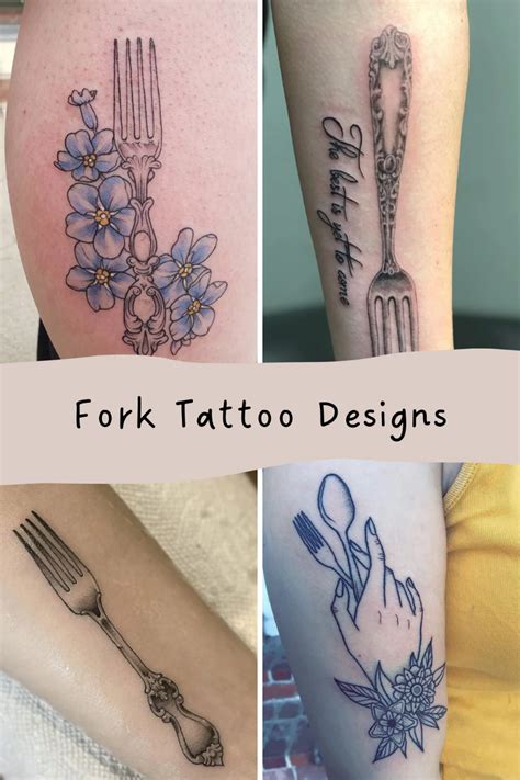 31 Fancy Fork Tattoo Designs (Surprising Meaning) - TattooGlee | Tattoos with meaning, Tattoos ...