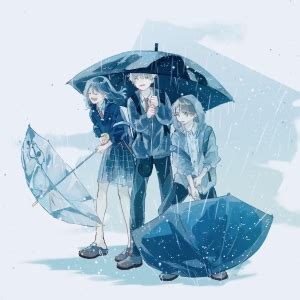 Anime rain Pfp by あめのじゃく