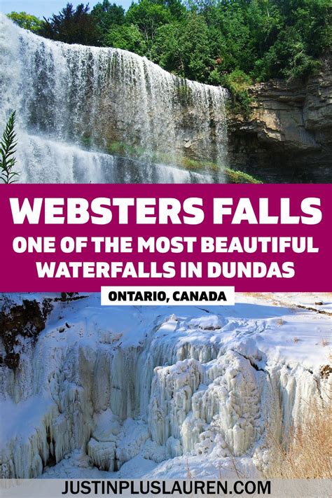 Websters Falls in Dundas: A Beautiful Waterfall in All Seasons | Canada ...