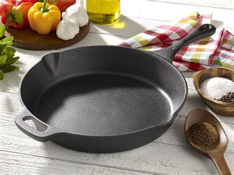 T-fal Pre-Seasoned 12-Inch Cast Iron Skillet Only $13.59