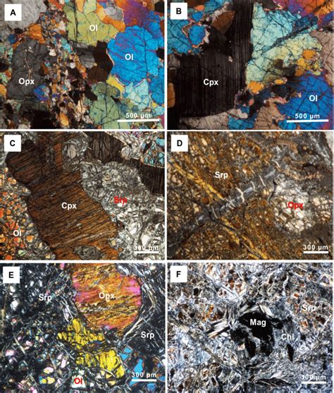 Photomicrographs of selected ultramafic rock (UR) samples from... | Download Scientific Diagram