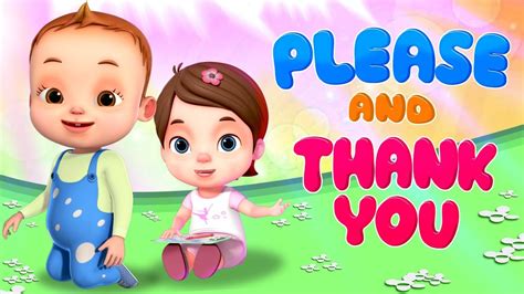 Please And Thankyou Song | Learn Good Habits For Kids | Baby Ronnie Songs - YouTube