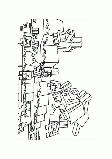 minecraft coloring pages - Clip Art Library