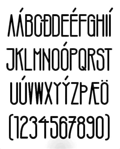 Icelandic fonts