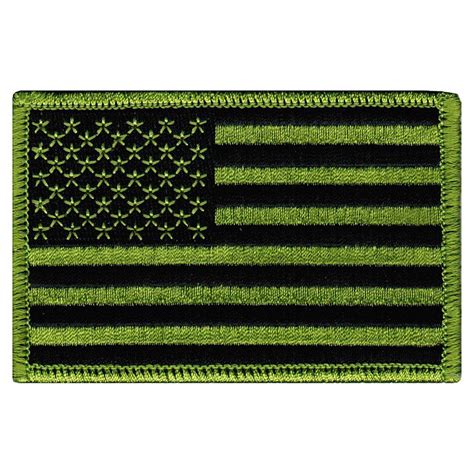 American Flag (Green) | Flag patches, American flag patch, American flag