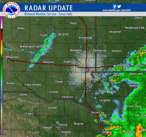 NWS Sioux Falls on Twitter: "855 pm 👍Good news - the severe weather ...