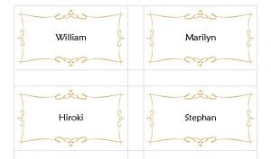 Avery Place Card Template | Avery Place Cards » Template Haven