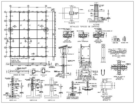 Foundation Details V1 – CAD Design | Free CAD Blocks,Drawings,Details ...