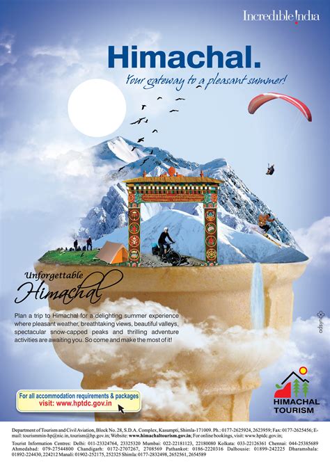 Himachal Tourism (released ads) by KISHORE KUMAR AYAN at Coroflot.com