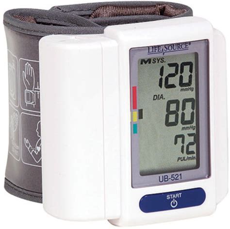 LifeSource UB-521 Digital Wrist Blood Pressure Monitor - Walmart.com ...