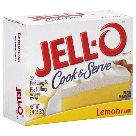 Jell-O Cook & Serve Pudding & Pie Filling Lemon