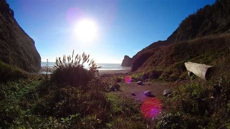 There are great camping spots at the end of the Lost Coast Trail!