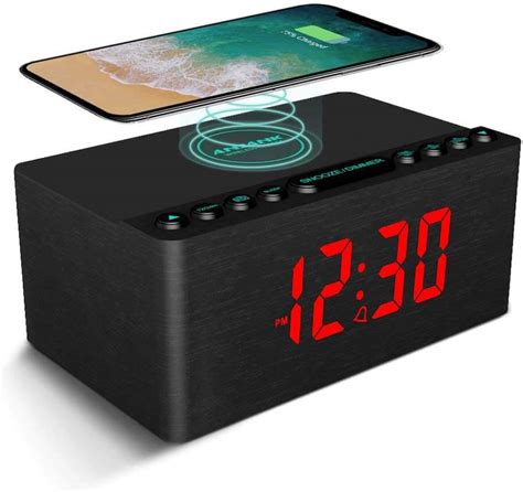 anjank wireless charging alarm clock • Ensmartech