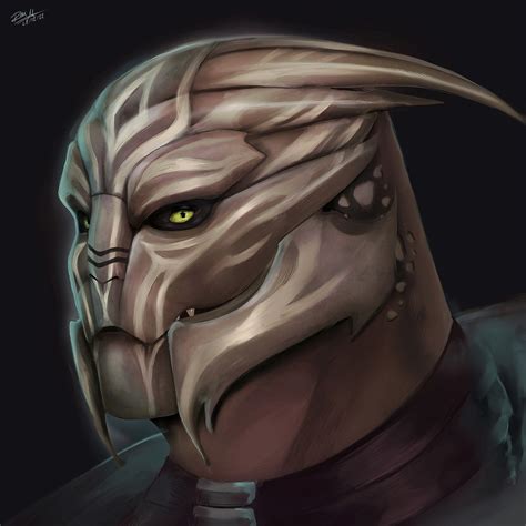 ArtStation - Original Turian Character - Rekos - Mass Effect