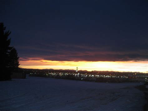 Calgary Scenes: Chinook Sunset