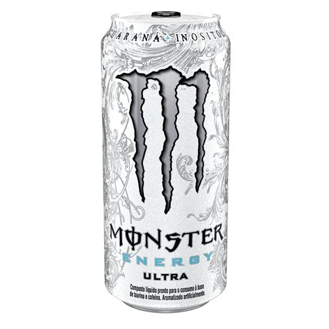 Energético Monster Energy Ultra White Sem Açúcar 473ml | Pão de Açúcar