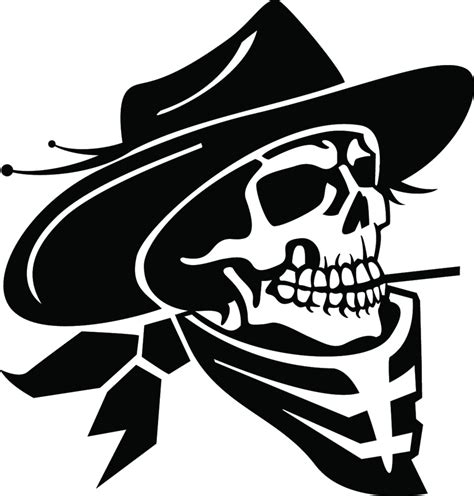 Cowboy Skull Vector | FreeVectors