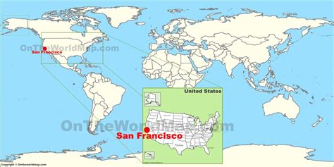 San Francisco on the World Map - Ontheworldmap.com