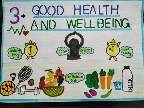 Good health. | Good health and well being poster, Poster drawing, Disney coloring pages printables