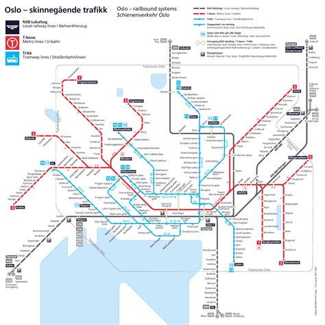 Mappa della metropolitana di Oslo - Cartina della metropolitana di Oslo | Oslo, Visit oslo ...