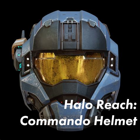 Halo Reach: Commando carter Helmet 3D File Kit - Etsy