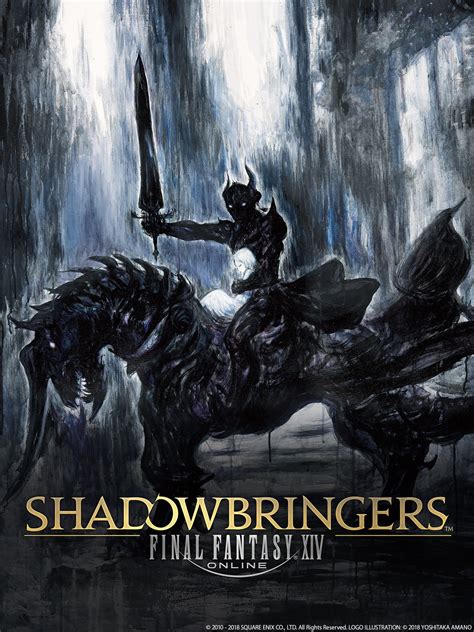 Shadowbringers cover artwork by Yoshitaka Amano | Final Fantasy XIV ...