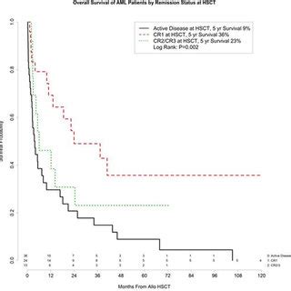 Overall Survival of AML Patients by Remission Status. | Download Scientific Diagram