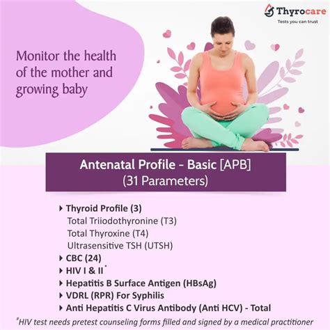 ANC Profile Test - Basic (Antenatal Profile) | @1399/- | Free Visit