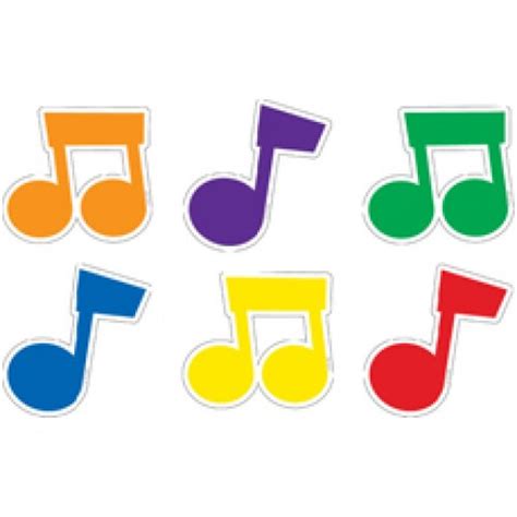 Colorful Music Notes Symbols | Free download on ClipArtMag