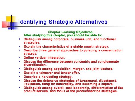 07.strategic alternatives