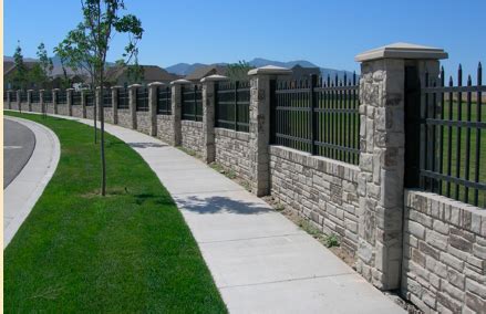 Stone and Iron Fend | Fence design, Fence gate design, Backyard fences