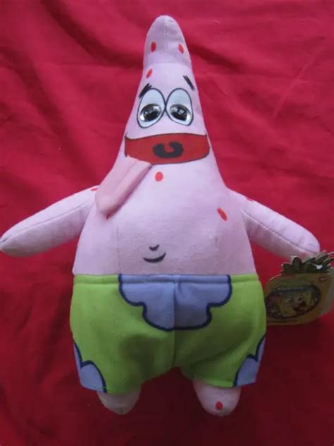 PATRICK STAR SPONGEBOB Official Merch. Plush Soft Toy Nickelodeon NEW WITH TAGS £3.99 - PicClick UK