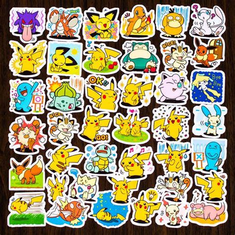 Pokemon Scrapbook / Planner Stickers #200, Hobbies & Toys, Stationery & Craft, Stationery ...