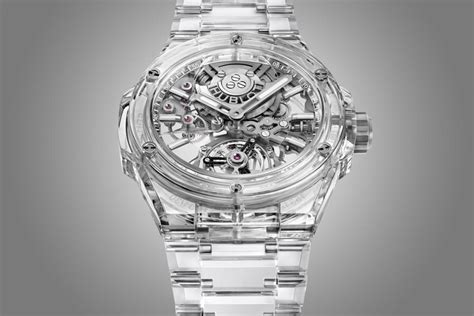 Hublot built an entire Big Bang Integral in sapphire crystal - Acquire