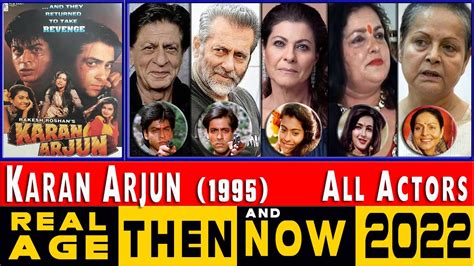 Karan Arjun (1995) Movie Actors Then and Now 2022. Real AGE of All Stars Cast in 2022⭐ Surprise ...