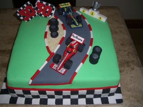 Formula 1 Racing Car Cake - CakeCentral.com