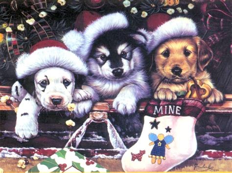 🔥 [49+] Christmas Puppies Wallpapers Free | WallpaperSafari