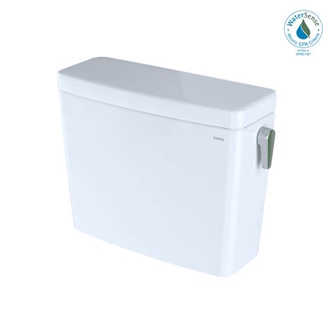 TOTO Drake 1G Dual Flush 1.0 and 0.8 GPF Toilet Tank with Right-Hand Trip Lever, Cotton White ...