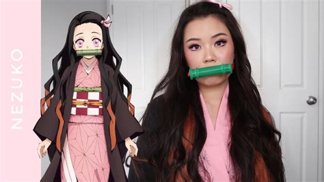 NEZUKO COSPLAY MAKEUP ⋆ DEMON SLAYER - YouTube