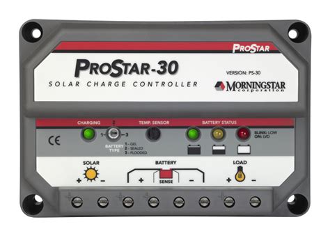 PS30, Prostar 30 Amp , 12/24 Volt Charge Controller, No Meter ...