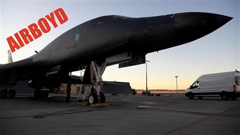 B-1 Bomber Departs Ellsworth AFB - YouTube